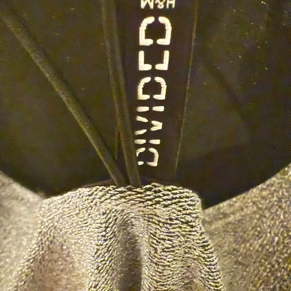 H&M Dress Metallic Bodycon Mini Dress Bundle BOGO Silver XS + Black S - Picture 4 of 8